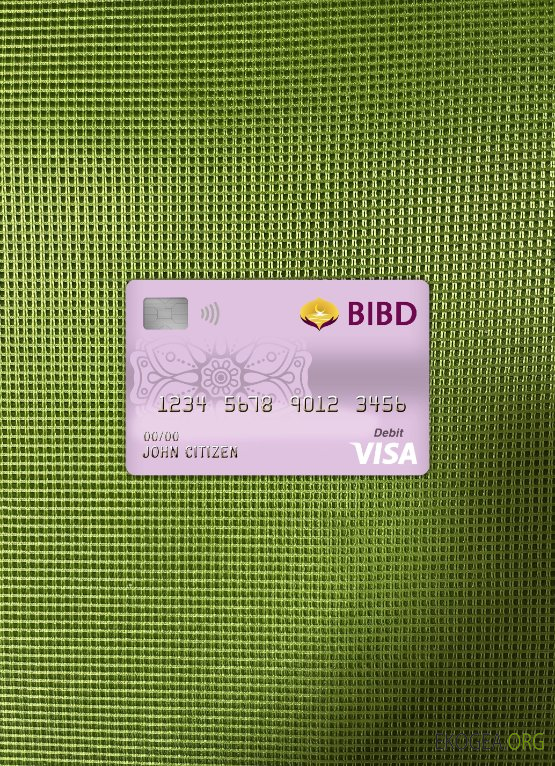 Brunei Bank Islam Brunei Darussalam banque visa carte de débit photolook ,